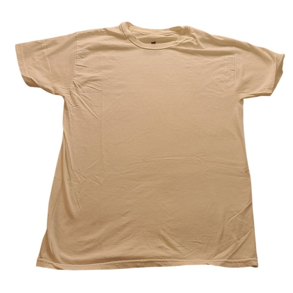 Hanes ComfortSoft White Cotton Crewneck T-Shirt Men's Size Medium Short Sleeve